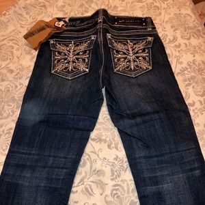 LA Idol cuffed crop jeans